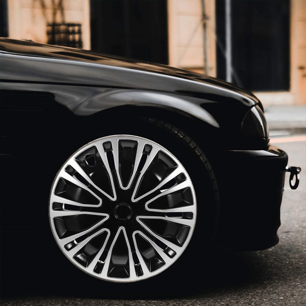 Iplusmile 2Pcs Decorative Hubcaps Automotive Wheel Rim Covers Car Accessories Interior Car Decor image number 4