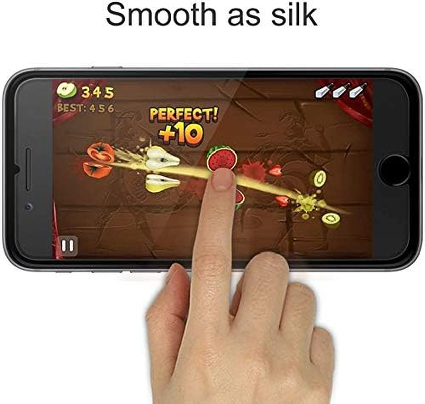 Mothca Matte Screen Protector for Iphone SE 2020 Anti-Glare & Anti-Fingerprint 9H HD Clear Tempered Glass Film for Iphone SE 2Nd Generation Smooth as Silk image number 5