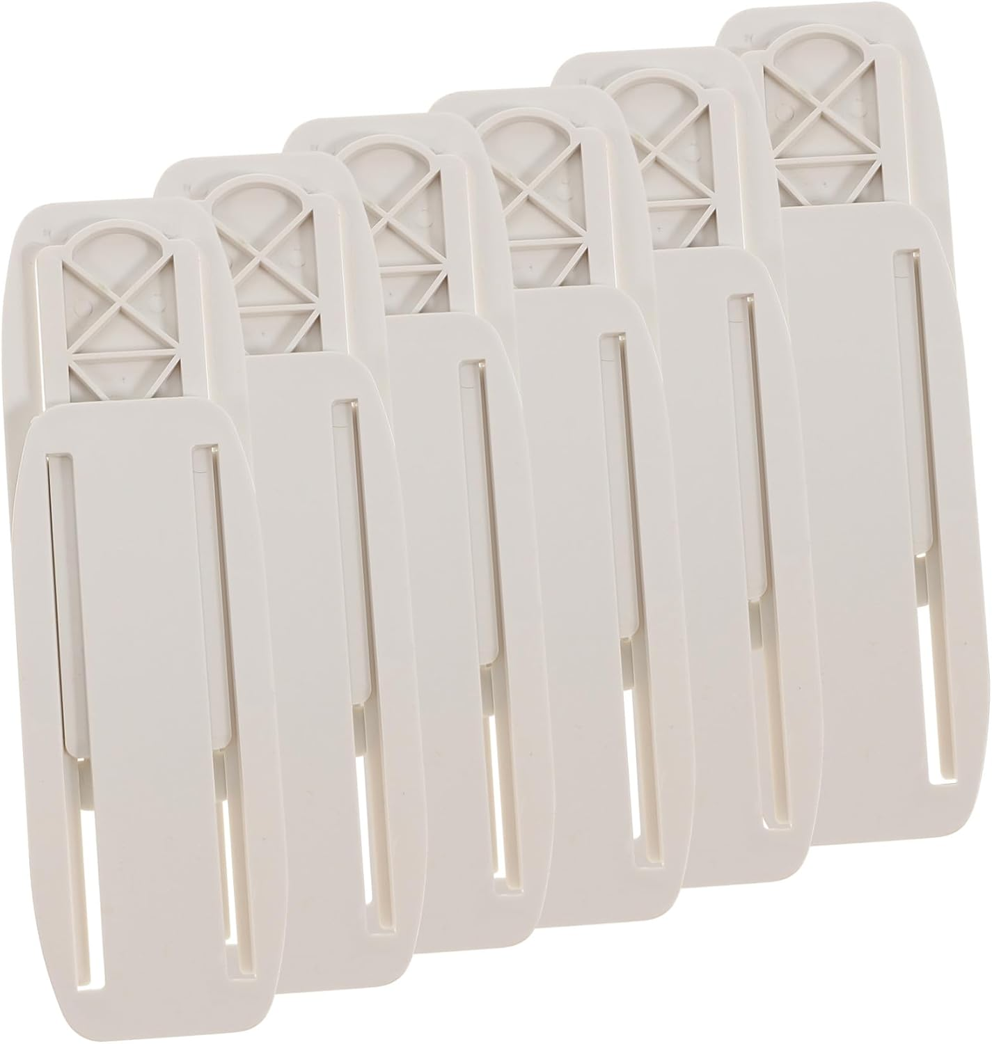 ARTIBETTER 10 Sets Socket Holder Power Strip Rack Wall-Mount Adhesive Power Board Organizer for Home Office Desk Wire Management and Easy to Use image number 1