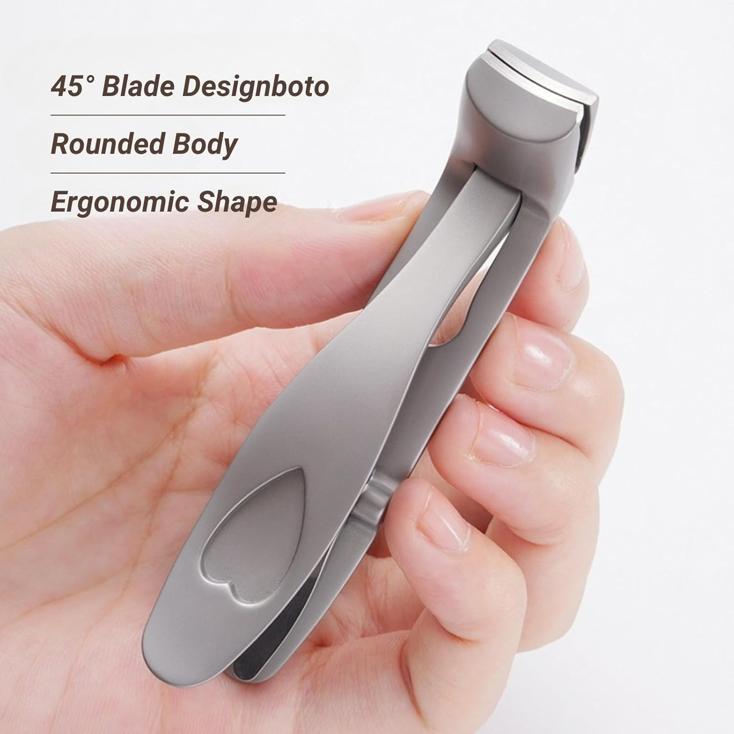 Portable Nail Care Set - Sharp Stainless Steel Clippers and File - Silver image number 1