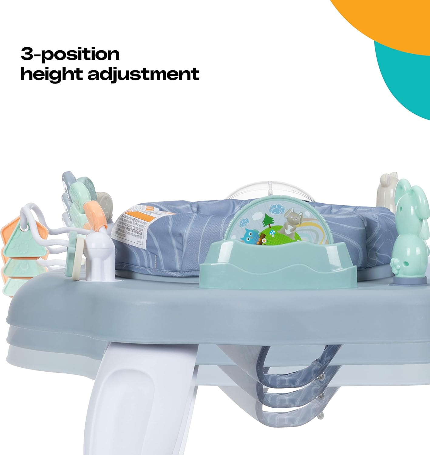 Cosco Play-In-Place Activity Center, Stationary Activity Center and Jumper, Organic Waves image number 3