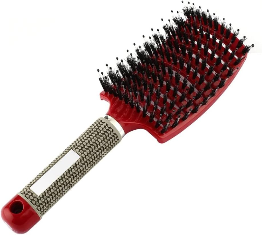 Magic Detangling Hair Brush (Purple) - Fuchsia image number 2