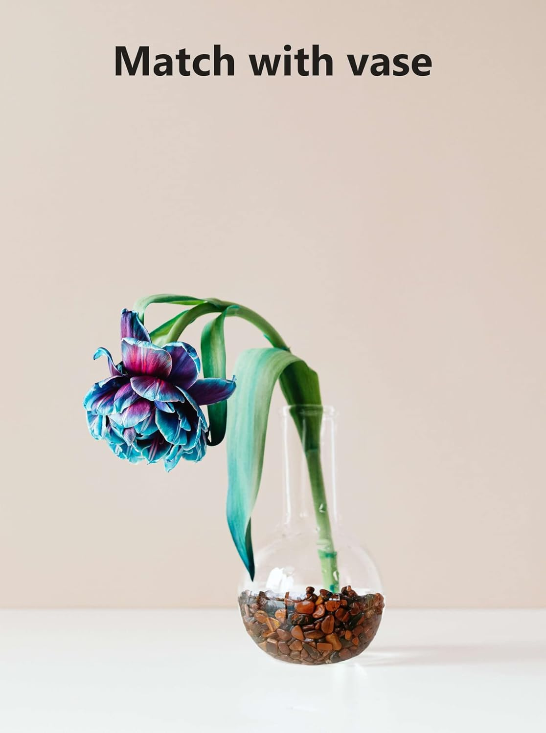 LAIDANLA Tiger Eye Crushed Stone Crystal Chips Bulk Natural Gemstones Healing Reiki Crystals Mini Quartz Vase Filler Aquarium Gravel 100G/0.22Lb. - Black- Obsidian image number 5