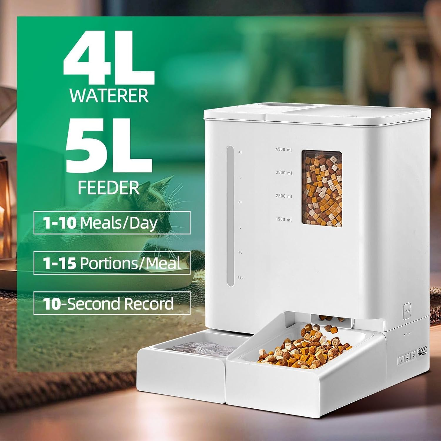 Automatic Pet Feeder Automatic Cat Feeder image number 2