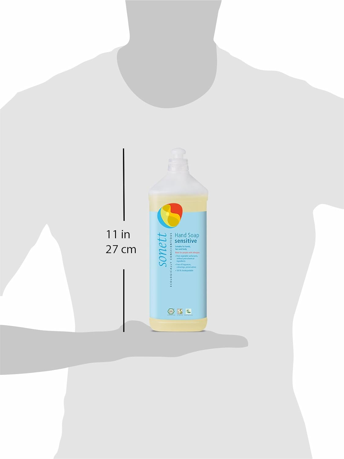 (1Ltr) - Sonett Neutral Hand and Body Soap Liquid