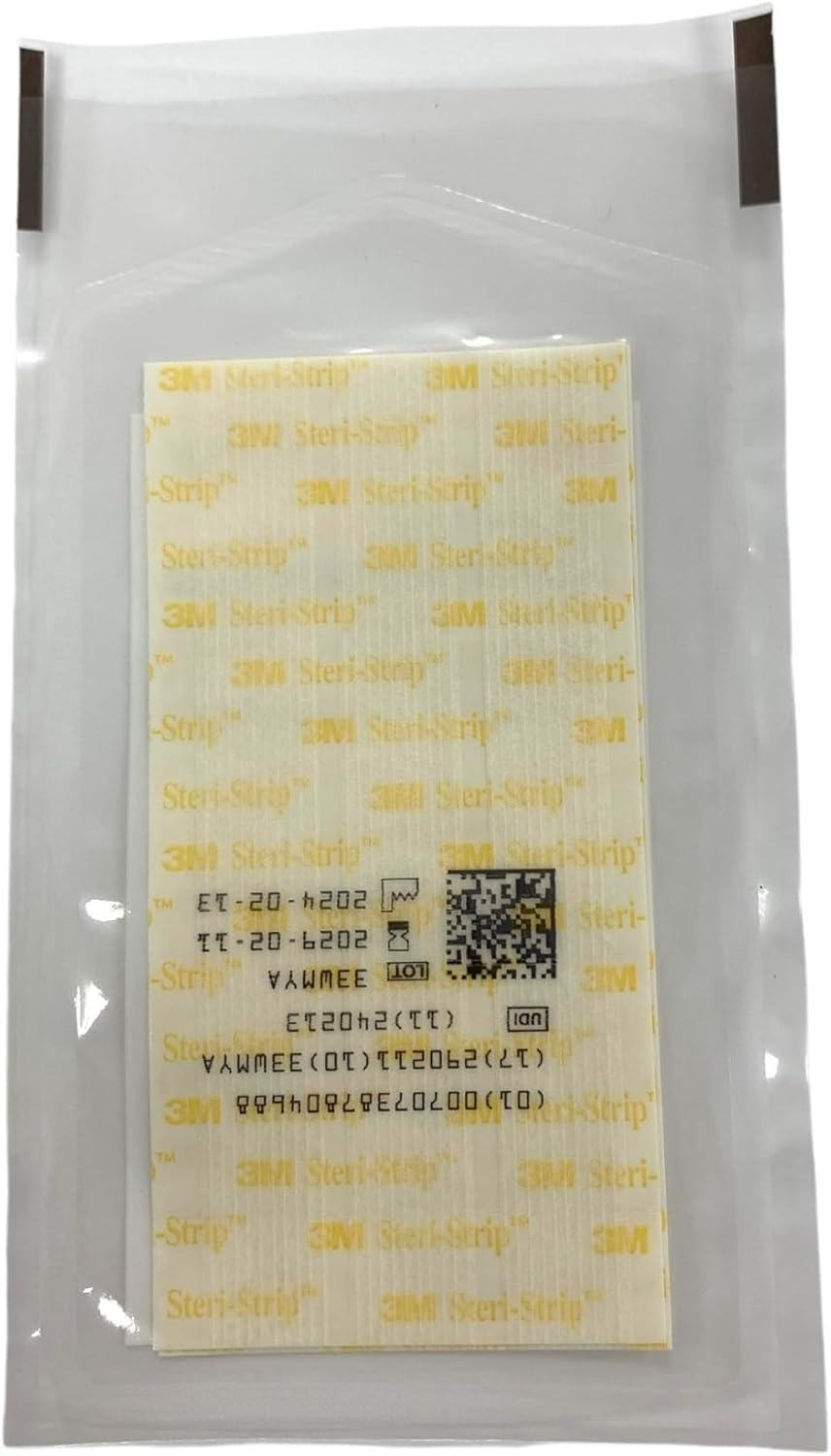 3M Steri-Strip Reinforced Skin Closures - 1/2" X 4" - 10 Pack of 6 Strip Envelope (60 Strips)