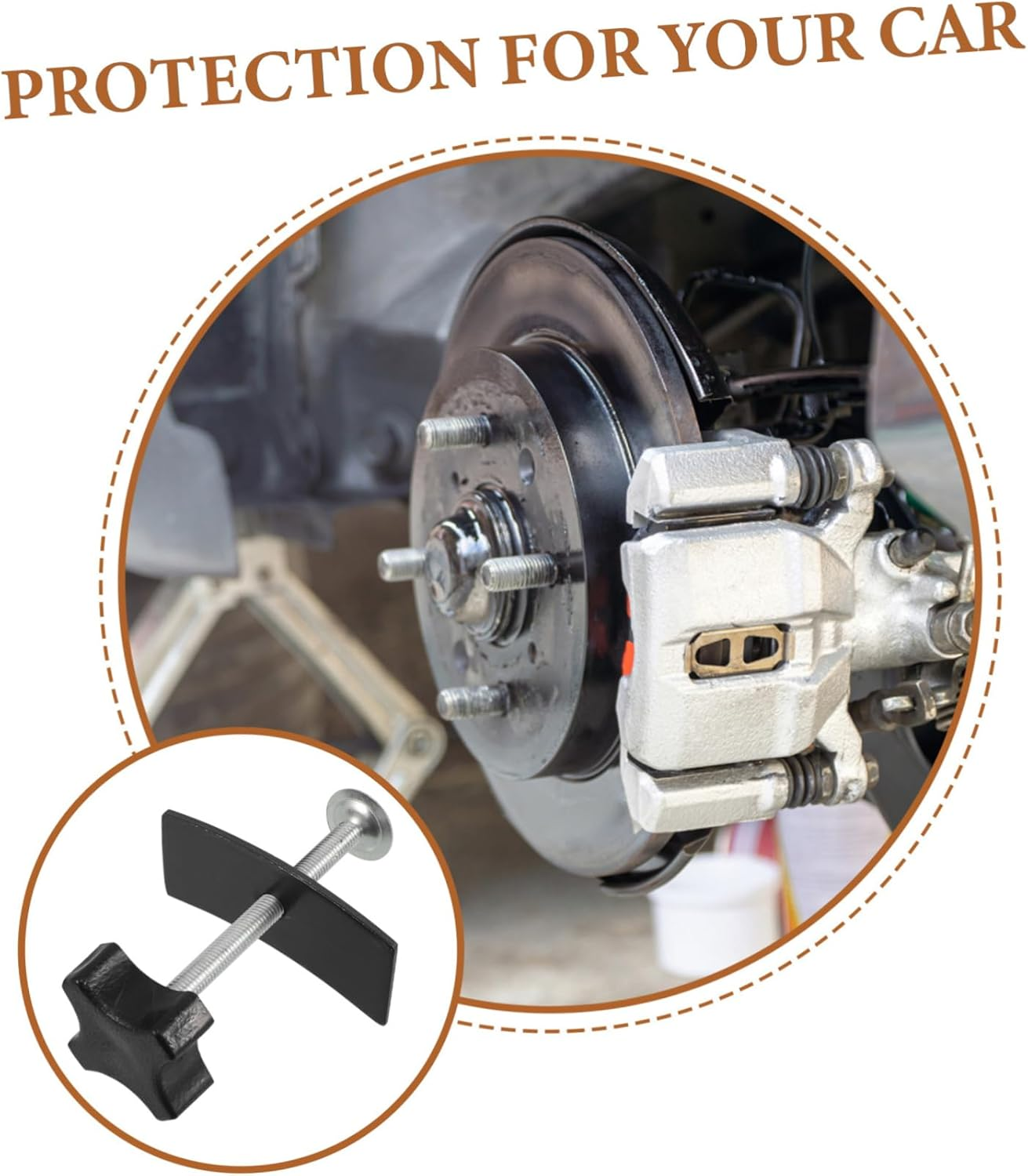 ZUNOXAZ Heavy Duty Brake Pad Installer Automotive Brake Caliper Piston Wind Back Tool image number 1