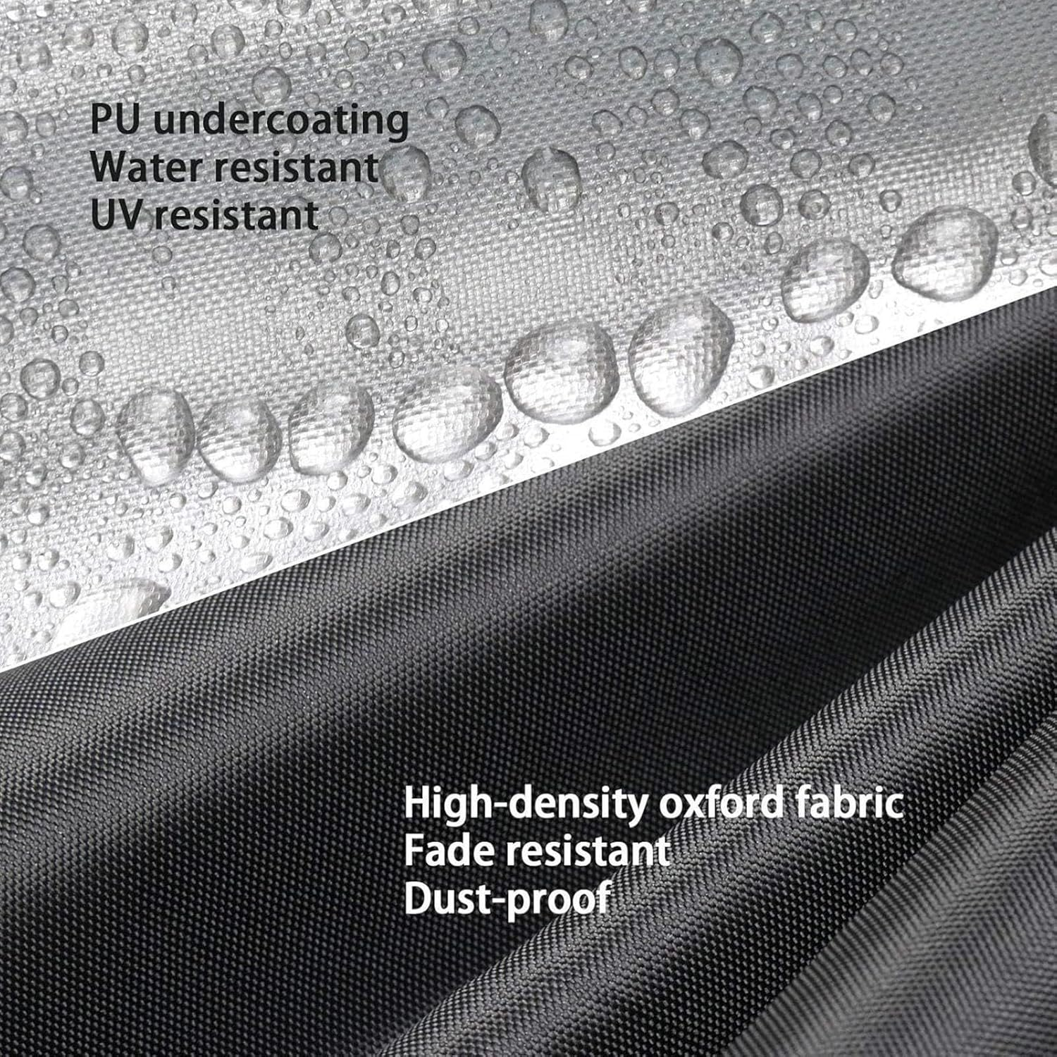 Outdoor Patio Heater Cover - Waterproof Oxford Cloth Protector | Heavy Duty Windproof Heater Covers - for Yard Pathway Backyard Patio Beach Pool Balcony Deck Camping Hotels Restaurants image number 6