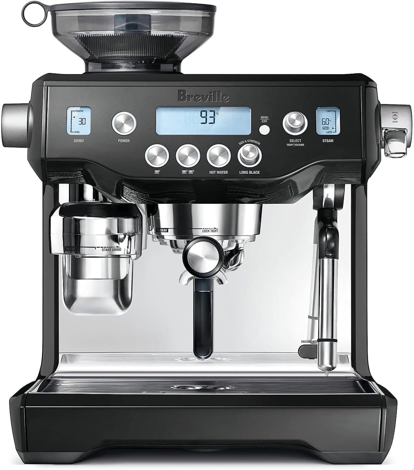 Breville the Oracle Espresso Machine BES980BKS, Black Seasame