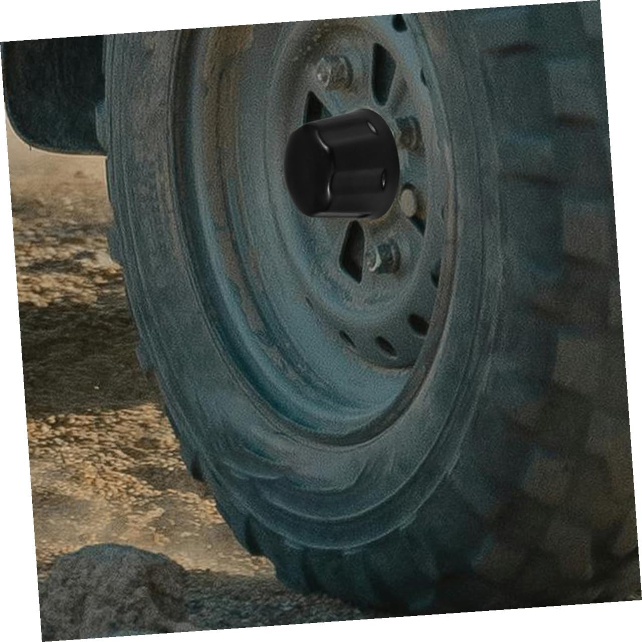 COMPUKAS 2Pcs ATV Wheel Hub Rubber Caps for Trailers and Go-Karts Rubber Dust Cover for Enhanced Wheel Easy Installation for ATV Accessories image number 6