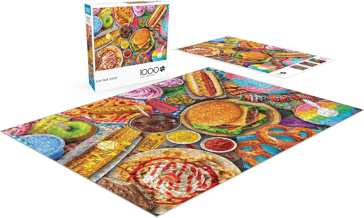 Buffalo Games - Fun Fair Food - 1000 Piece Jigsaw Puzzle image number 5