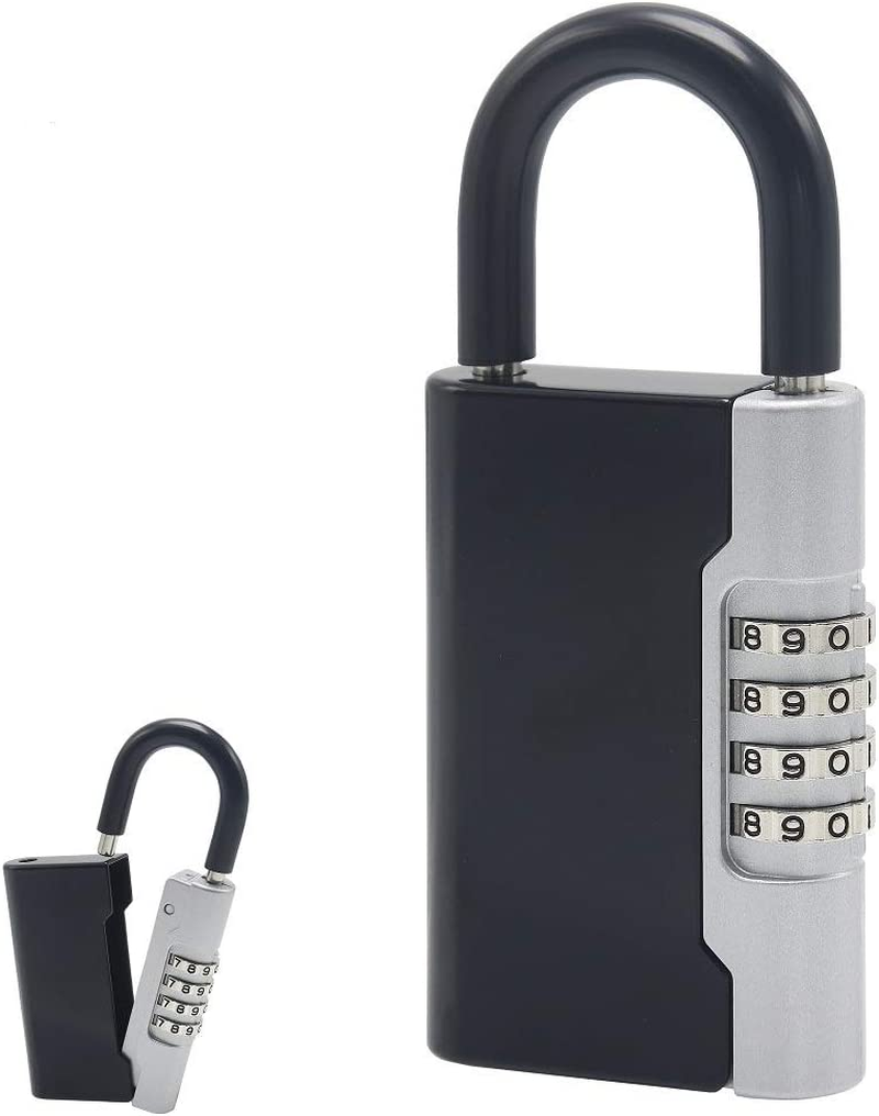 Bosvision Key-Guard Key Lock Box Combination Padlock for Key Storage/Key Safe image number 1