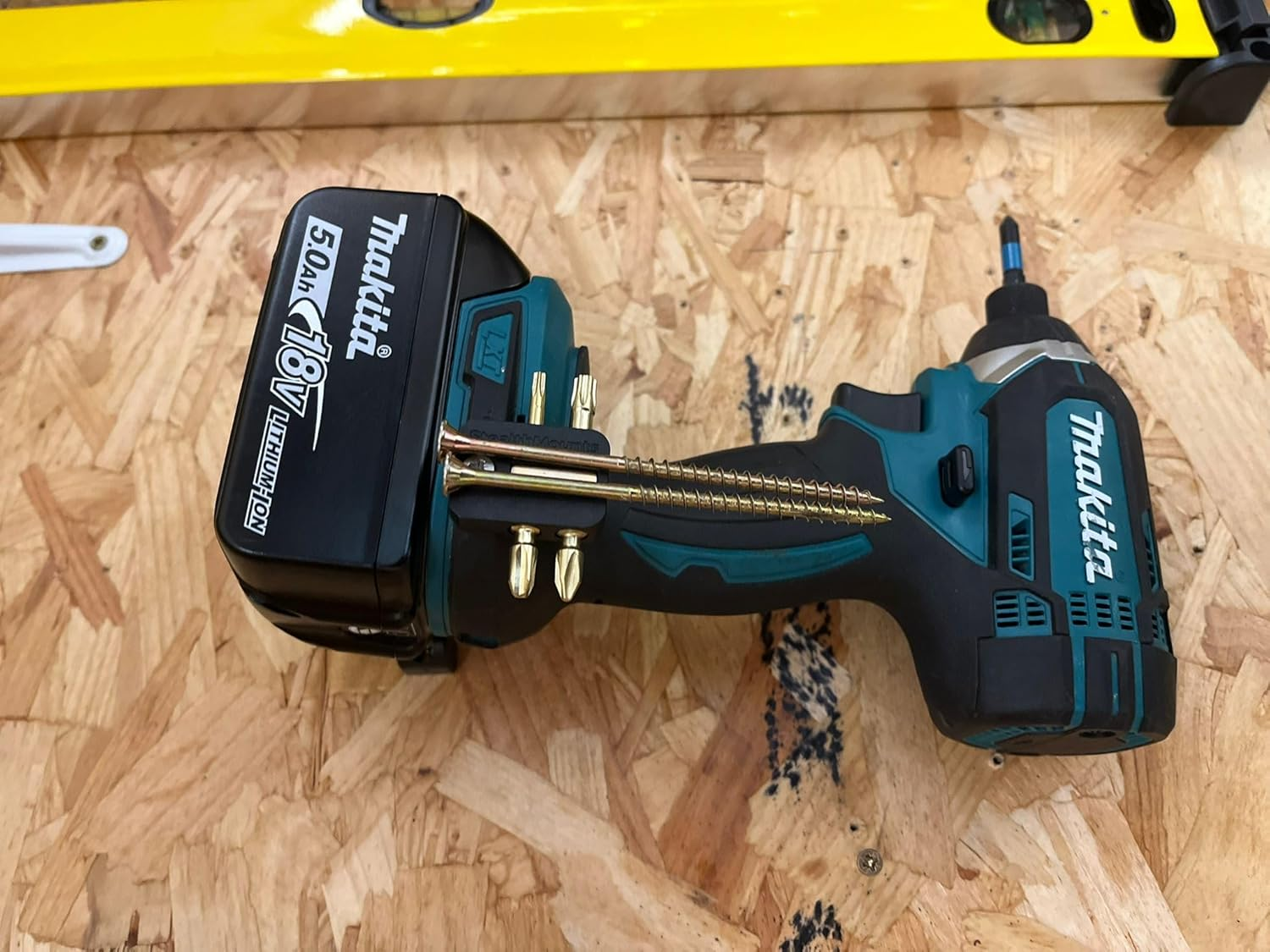 Stealthmounts Blue Stubby Magnetic Bit Holder Compatible with Makita- 2 Pack | Drill Bit Organizer | Made in the UK