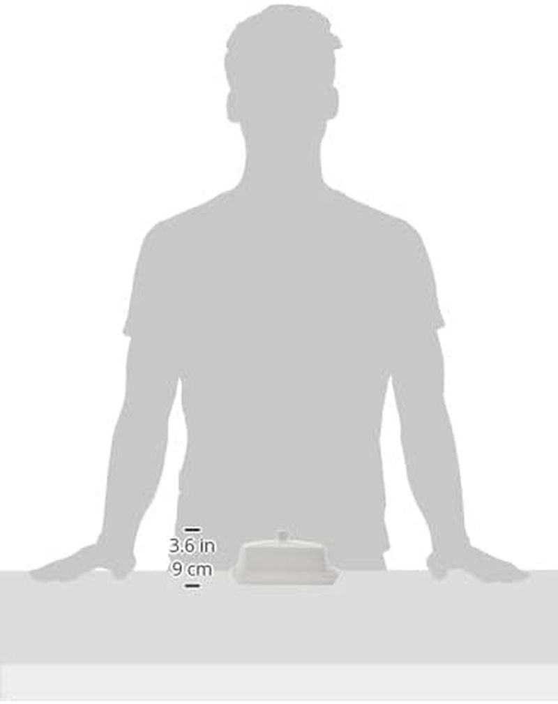 Davis & Waddell DTA0151 Butter Dish, White