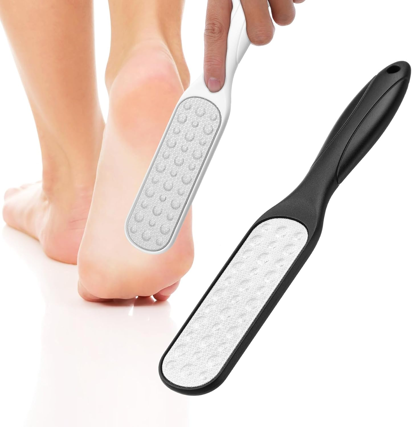 Heclia Callus Rasp, Double-Sided Nano Glass Foot File for Gentle Removal of Hard Skin and Callus, Double-Sided, Portable Foot Care Set, Manual Pedicure, Callus File, Tool, Foot Scrubber image number 6