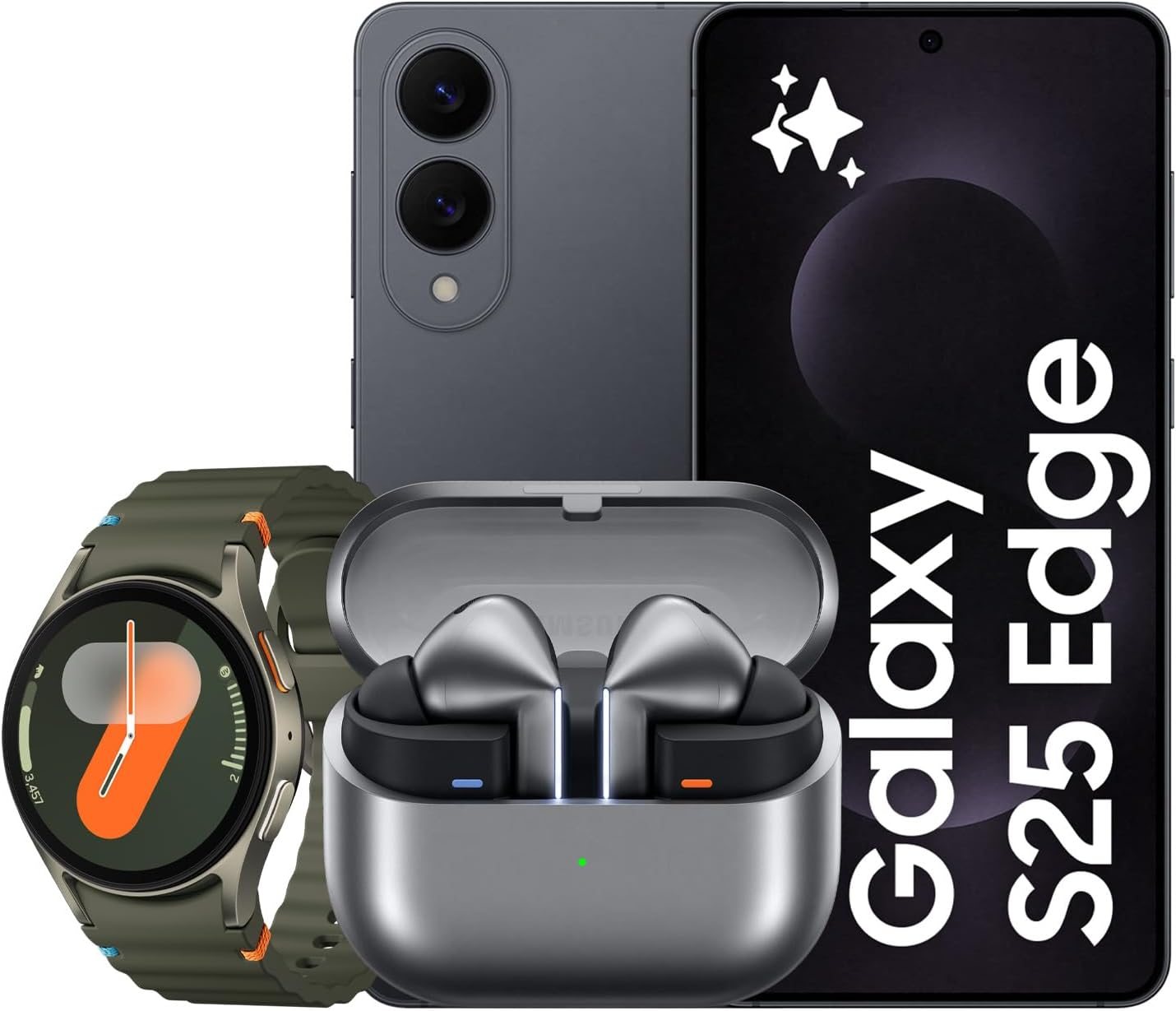 Samsung Galaxy S25 Edge [AU Version] 12GB RAM, 512GB Storage, Titanium Silver