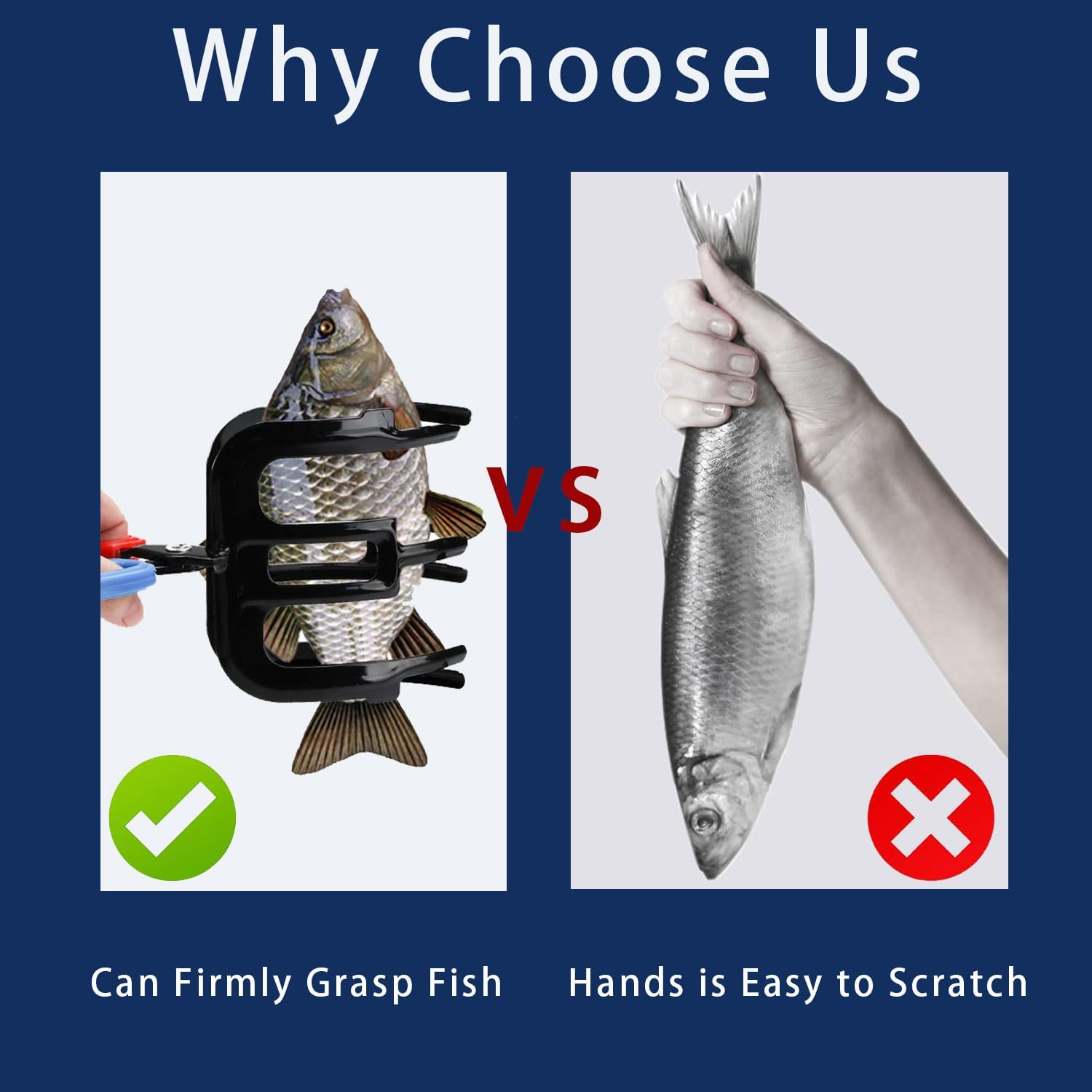 3 Claw Fish Gripper Stainless Steel Fishing Gripper Tool Must Have Fishing Pliers Multi Functional Fish Catching Tool for Freshwater Fish Essential Fishing Accessories