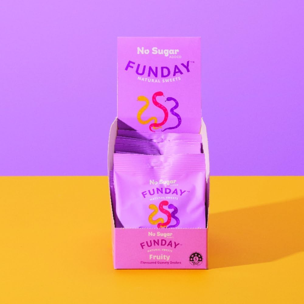 Fruity Flavoured Gummy Snakes (Pack of 12) image number 4