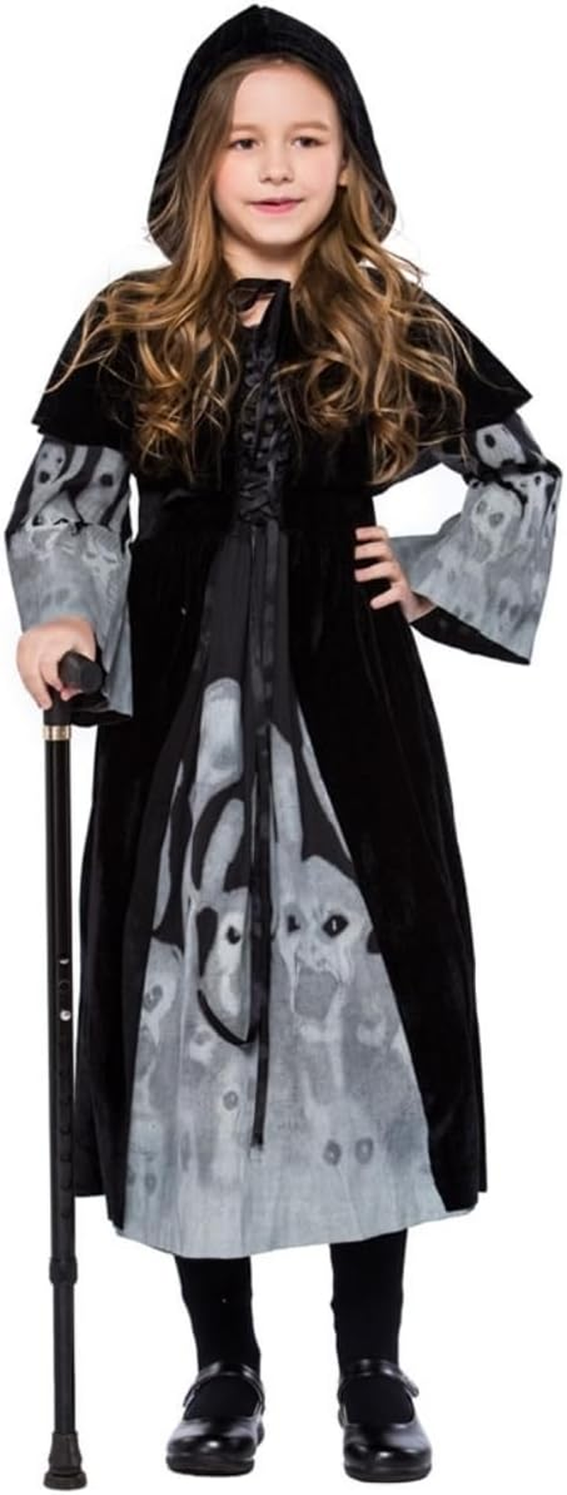 Costume Bay Wicked Witch Costume Halloween Book Week Dress up Spooky Outfit for Magic-Themed Trick-Or-Treat Cosplay Party Attire For