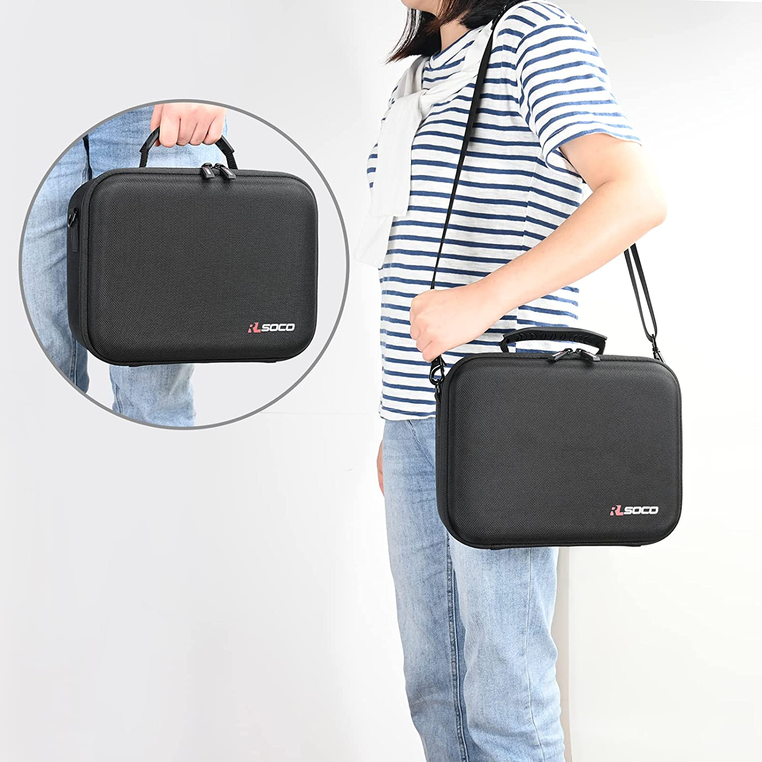 RLSOCO Hard Case for DJI Mini 3 Pro - Fits Full Mini 3 Pro Accessories: Drone Body,Rc-N1 or RC Controller,Propellers (Allows Arms Unfold and Fold) image number 1