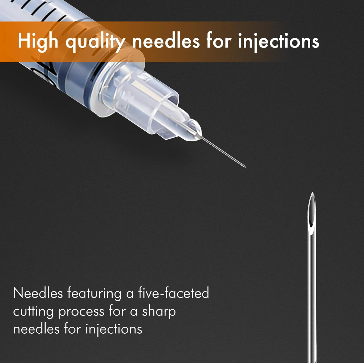 1Ml/Cc 31G 6Mm Syringes, Lab Dispensing Syringe, Individual Wrapped, 20 Pack image number 2