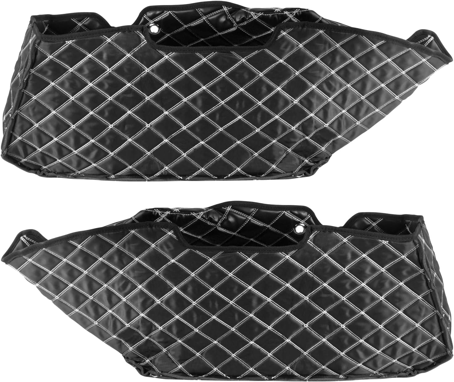 HDBUBALUS Saddlebag Liners Carpet Insert Fits for 2024-Later Road Glide Street Glide 2023 Street Glide CVO Road Glide CVO (White Stitching) image number 1