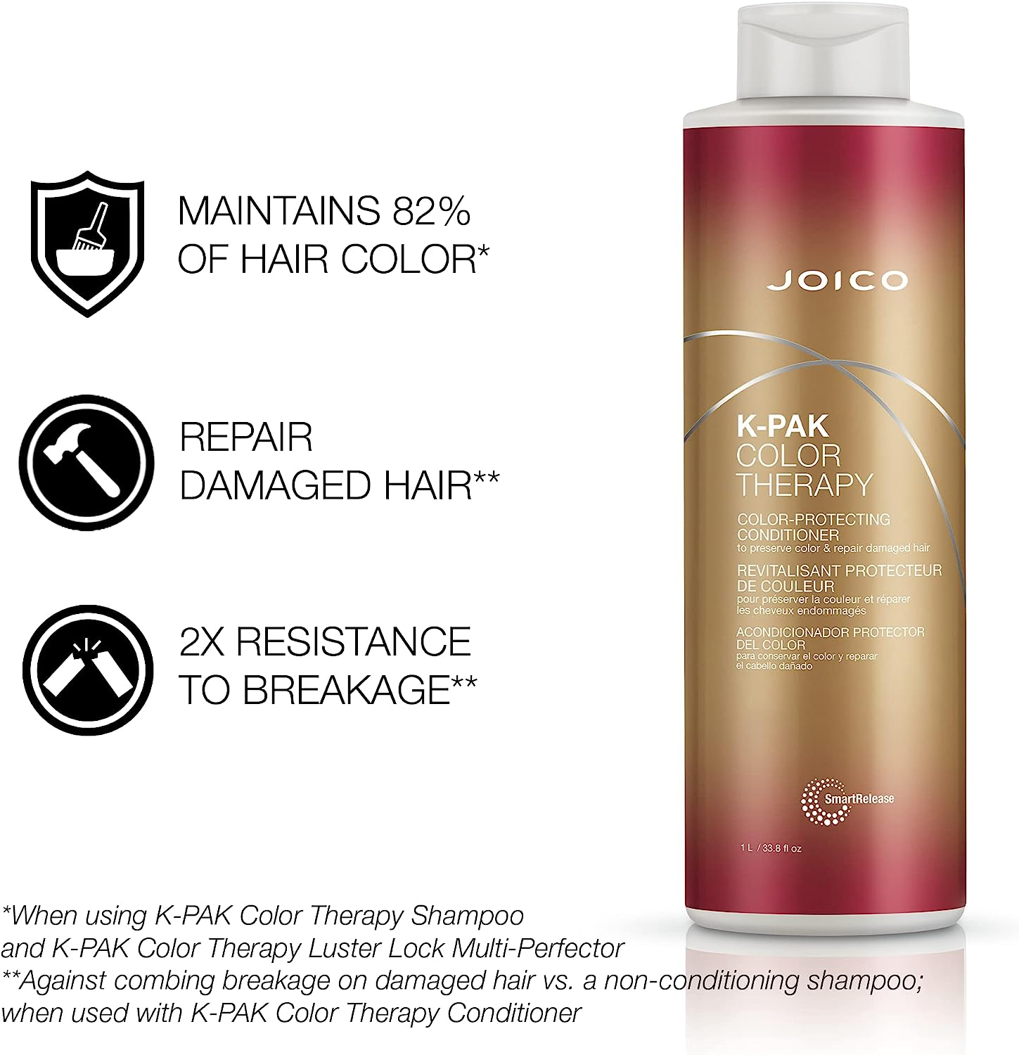 JOICO K-PAK COLOR THERAPY CONDITIONER 1000ML image number 1