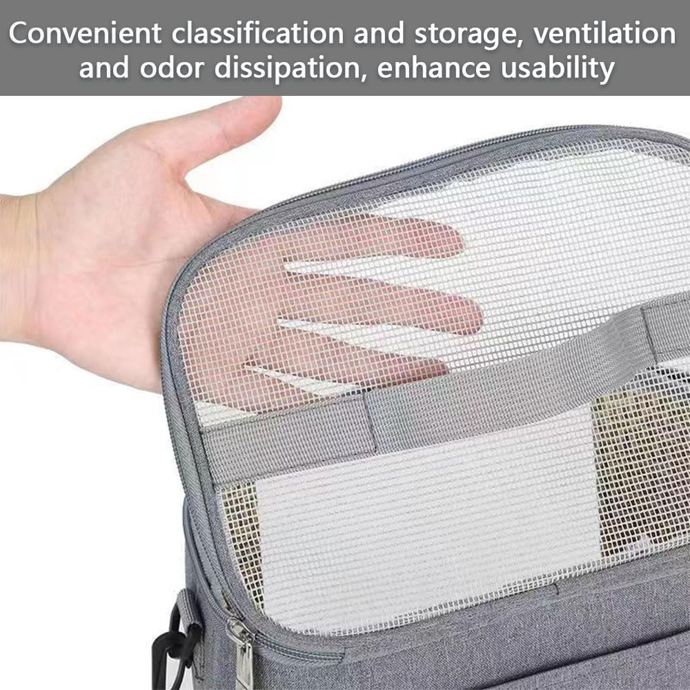 Portable Bird Carrier Travel Bag &ndash; Breathable Oxford Cloth Parrot Backpack with Stand & Shoulder Strap, Lightweight Small Animal Cage for Parakeets, Conures, Budgies, Lovebirds & More image number 6