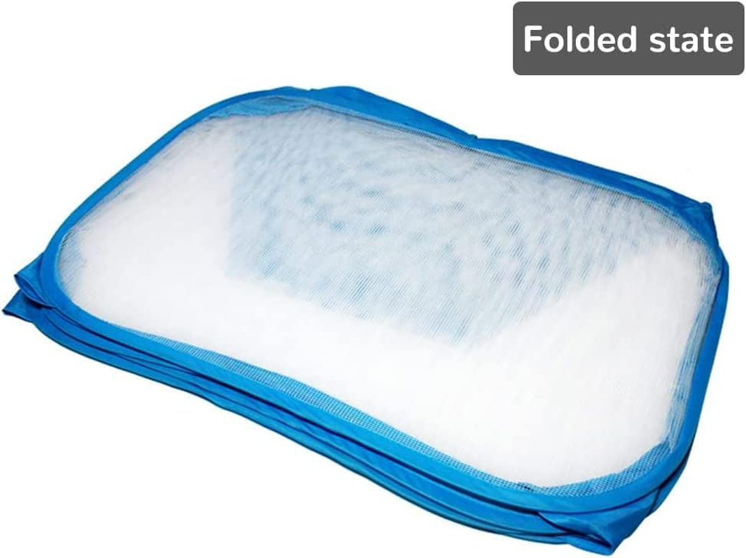 Foldable Pet Playpen Puppy Dog Cat Play Pen Kennels Cage Enclosure Tent Fence AU Blue image number 3