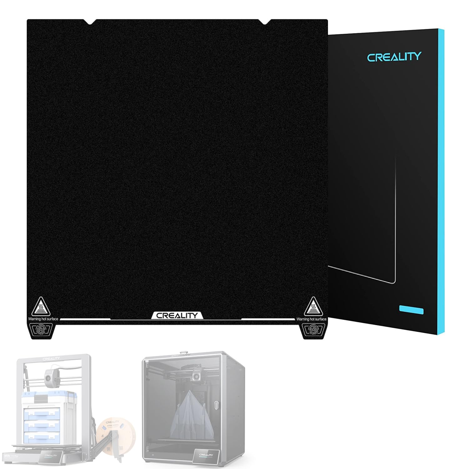 Creality K1 Max Epoxy Resin Build Plate Kit (315 * 310Mm), Magnetic Flexible Steel Plate, 3D Printer Platform for Ender-3 V3 Plus/Cr-10 Smart/Pro/Ender-3 Max/Max Neo/10S PRO/PRO V2/10 V2/V3/CR-X image number 6