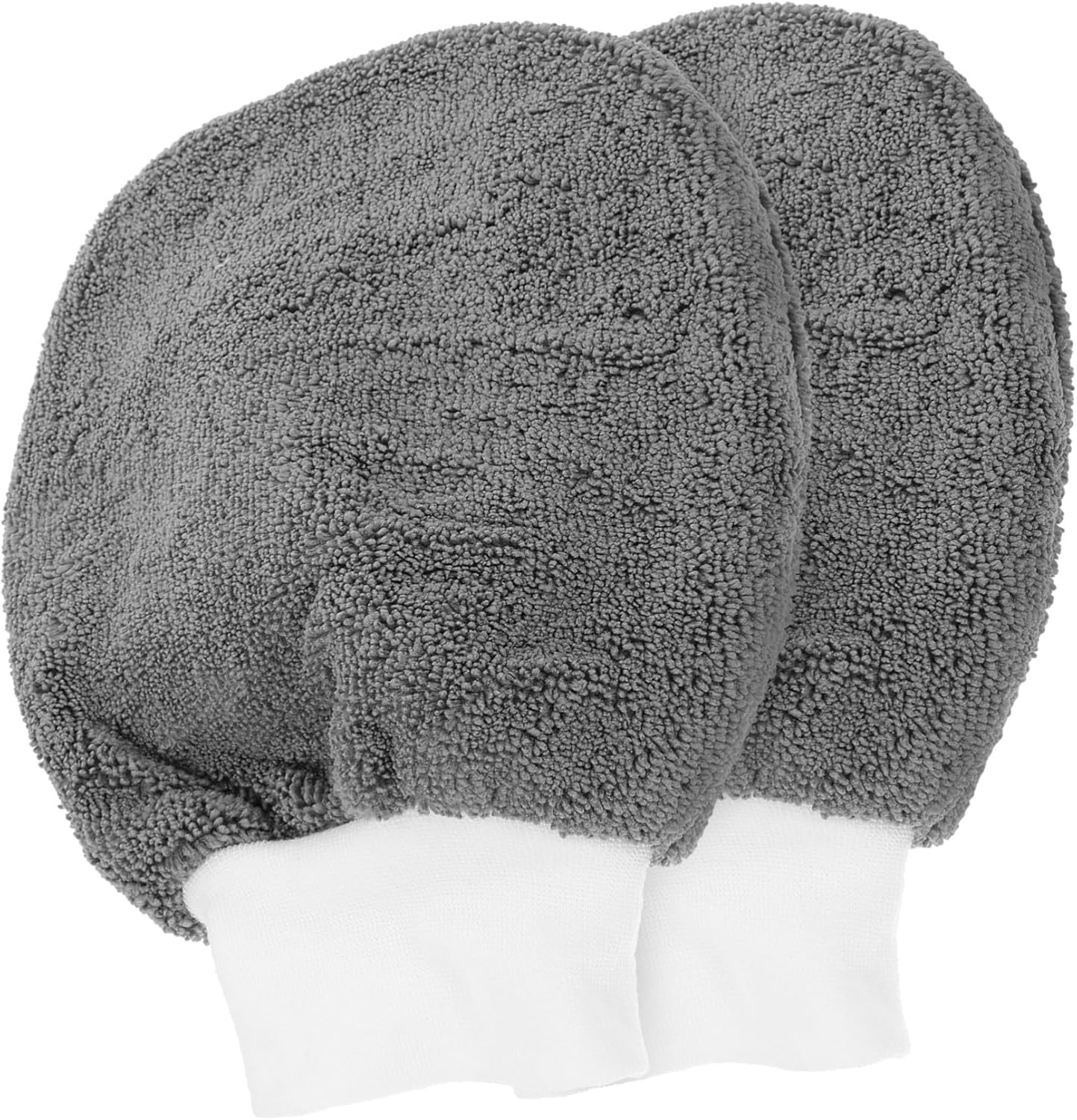 IMIKEYA Car Wash Mitt 2Pcs Scratch-Free Wash Gloves Thickened Microfiber Automotive Exterior Cleaning Dusting Gloves for Detailing and Vehicle Care image number 5