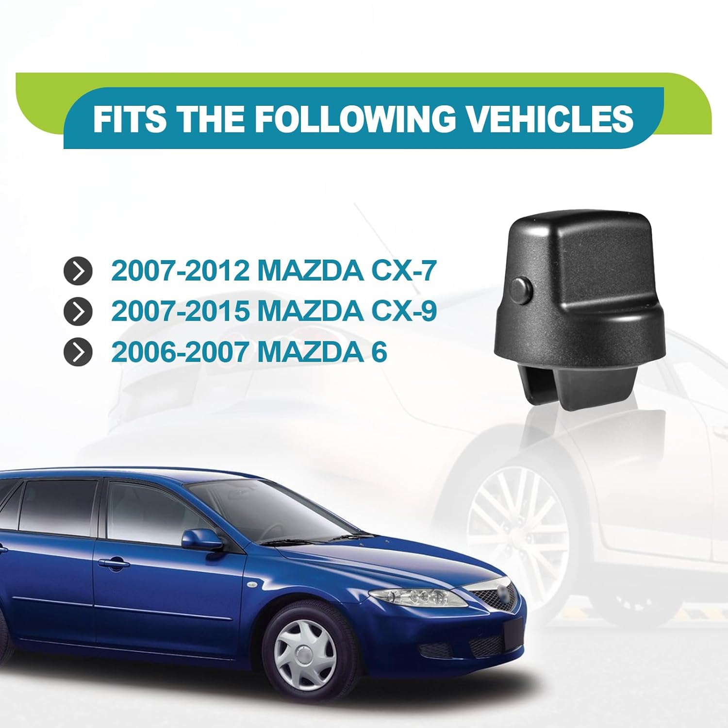 Keyless Ignition Start Switch Knob Cap Compatible with 2007-2015 Mazda CX-9 2006-2007 Mazda 6 2007-2011 CX7 | Replaces D461-66-141A-02 D6Y1-76-142 D46166141A02 image number 6
