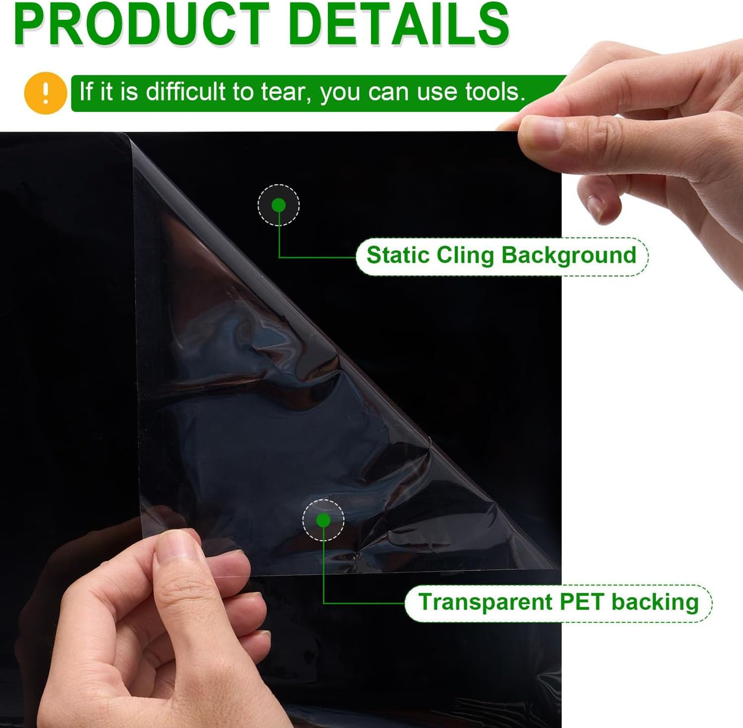 IONPSHG Black Aquarium Background Static Cling Self Adhensive Black Fish Tank Background Aquarium Backdrop Sticker Fish Tank Poster Aquarium Wallpaper for Aquarium Decoration and Fish Coloring