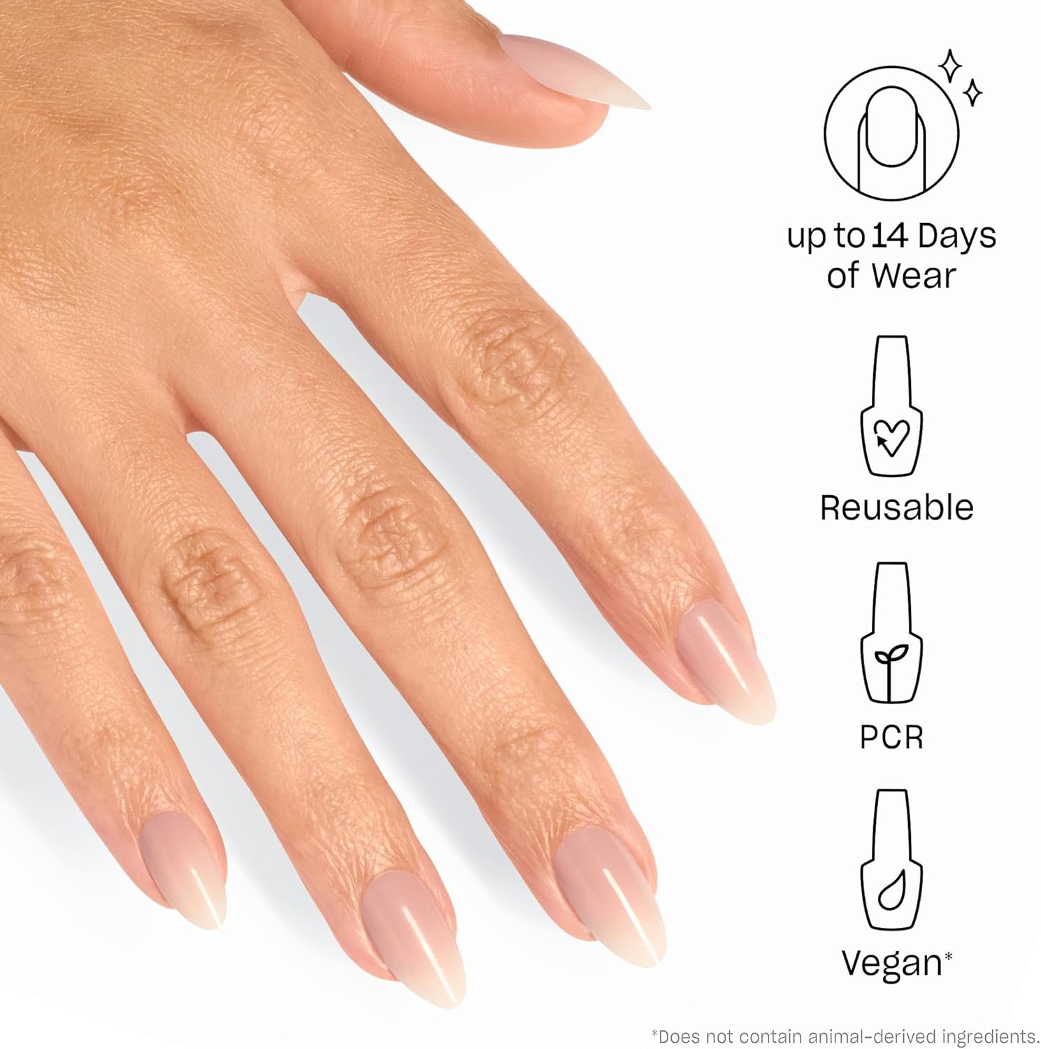 OPI Xpress/On Press on Nails, up to 14 Days of Wear, Gel-Like Salon Manicure, Reusable, Vegan, Sustainable Packaging, with Nail Glue, image number 3