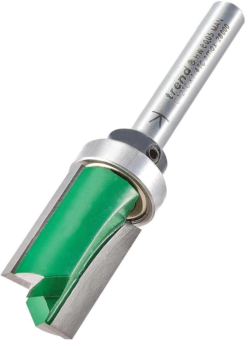 Trend C214X1/2TC Craft Pro Bearing Guided 3 Degrees Edge Router Cutter, 50 Mm Cutting Length image number 2