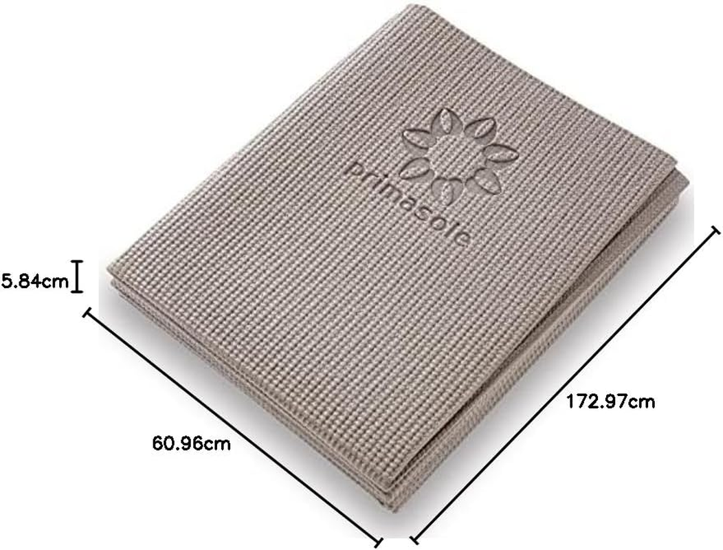 Primasole Folding Yoga Travel Pilates Mat - Lime Green image number 4