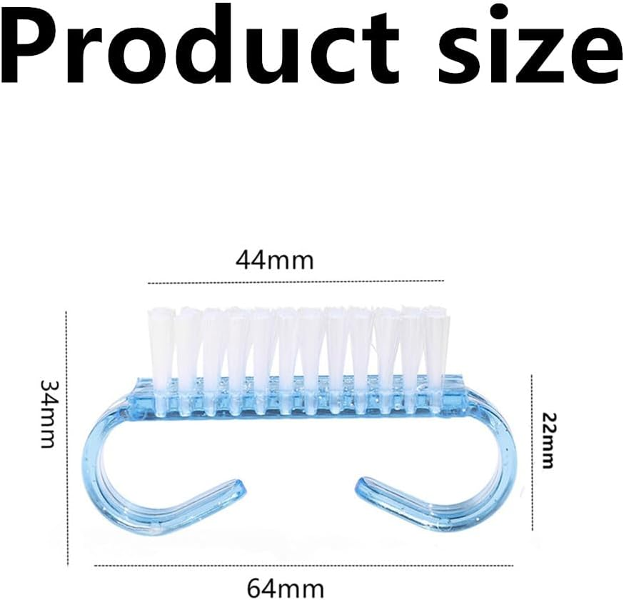 8 Pcs Mini Fingernail Scrub Cleaning Brushes, Nail Brush for Cleaning for Toes and Nails Cleaner（Purple, Blue, Green,Pink） image number 1