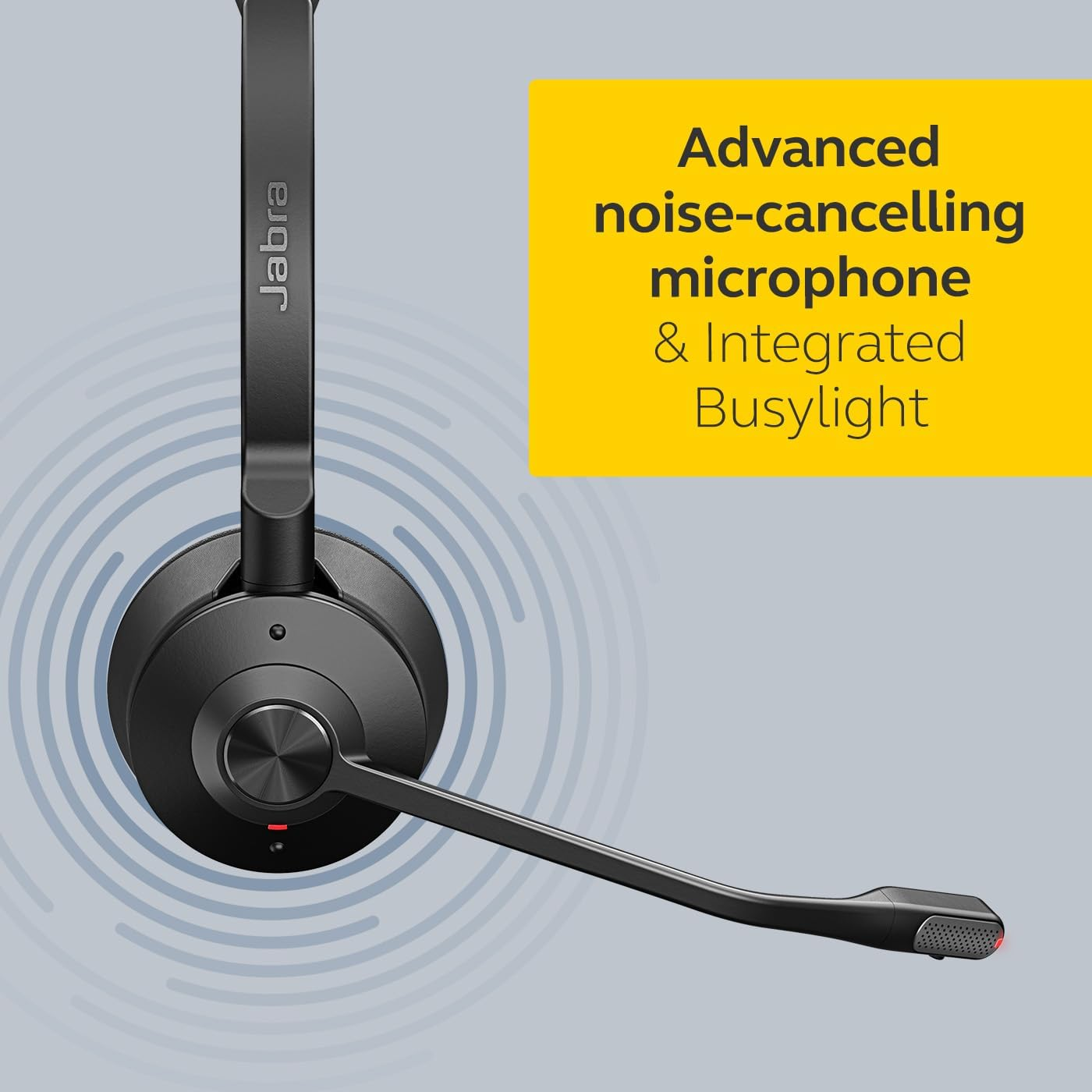Jabra Engage 65 SE Wireless Stereo Headset - Advanced Noise Cancelling Mic - DECT Security + Military Grade Encryp - 150M Range - on Ear Headphones - Clearvoice - Crystal Clear Calls - 13Hrs Talk Time image number 6