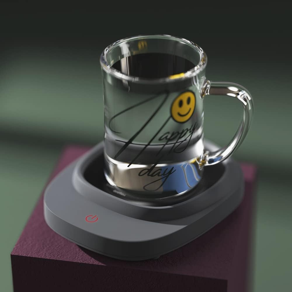 Coffee Warmer Black Coffee Mug Warmer & Cup Warmer for Office Desk Use, Electric Beverage Warmer with Three Temperature Settings, Coffee Warmer for Cocoa Tea Water Milk with Auto Shut off (NO Cup)