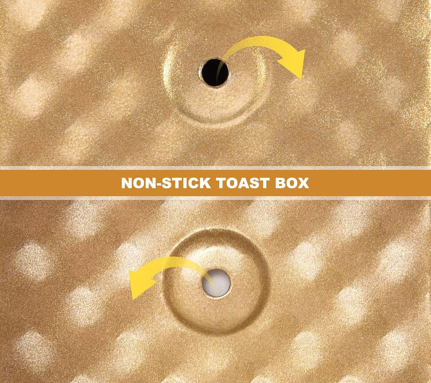 Mini Loaf Pan with Lid, Dough Aluminum Square Non-Stick Toast Box Bread Pan, Pullman Loaf Pan with Lid - 0.55Lb Dough Capacity image number 4