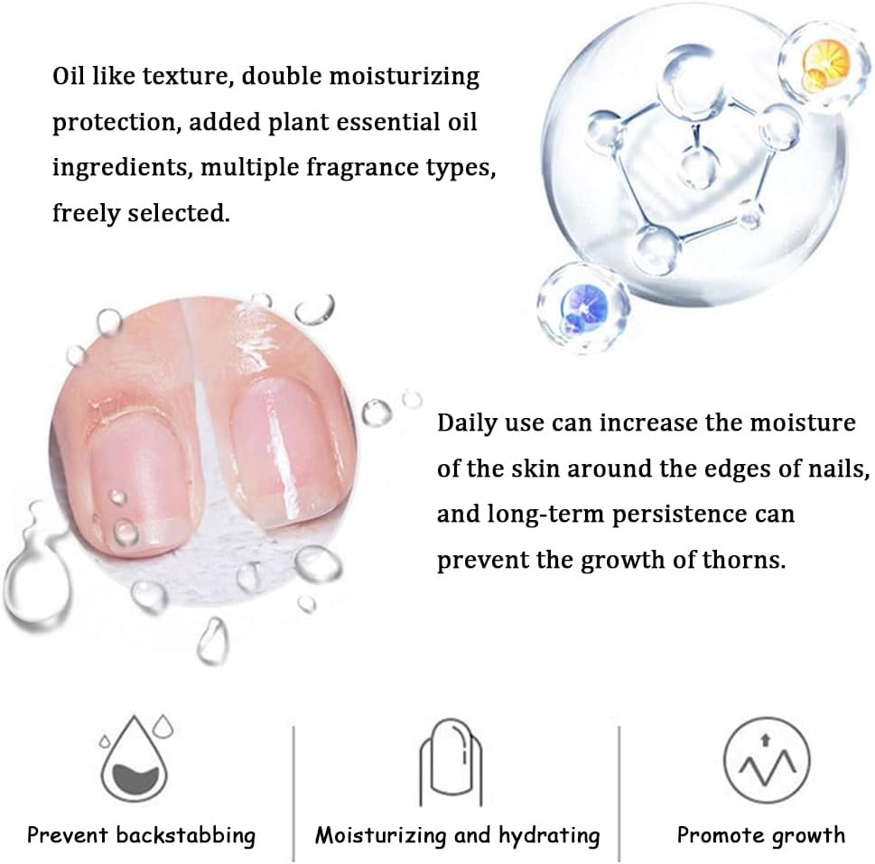 Cuticle Oil Pen Set 6PCS | Vitamin E Enriched Nail Care | Cuticle Treatment & Nail Strengthener | Repairs Dry,Cracked Cuticles,Nail Strengthener,Protects Damaged Skin,Thin Nails,For Home and Salon Use image number 4