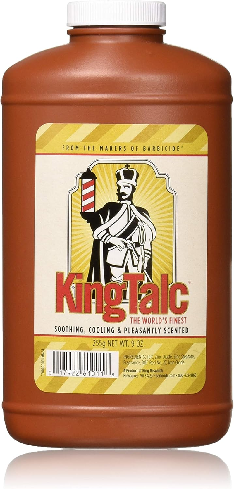 King Research Talc Talcum Soothing Cooling Scented Powder, 9 Oz. image number 1