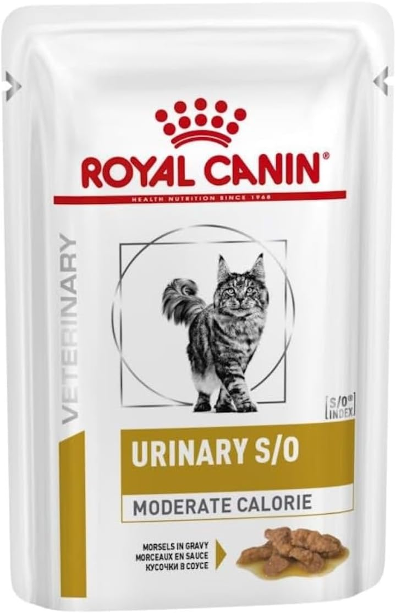 Royal Canin Veterinary Diet Urinary so Moderate Calorie Cat Food 12X85G