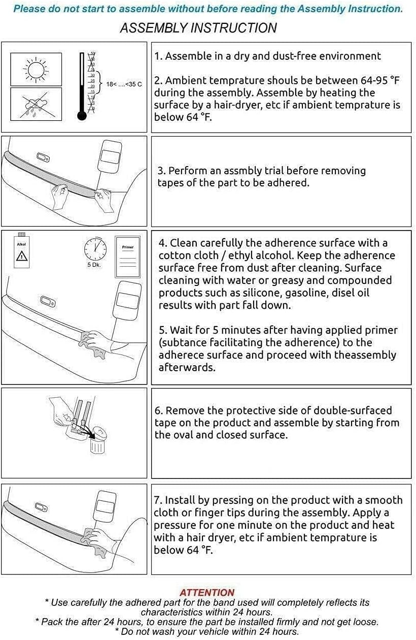 For VW TIGUAN II/ALLSPACE II Stainless Steel CHROME Rear Bumper Protector Sill Scratch Guard Cover (2016+) image number 3