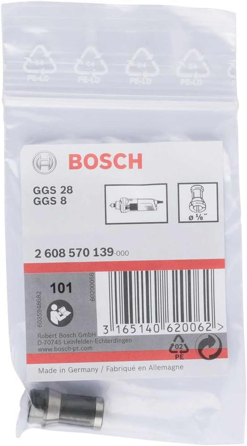 Bosch Accessories Professional 1X Collet without Locking Nut (1/8', Accessories for Routers)