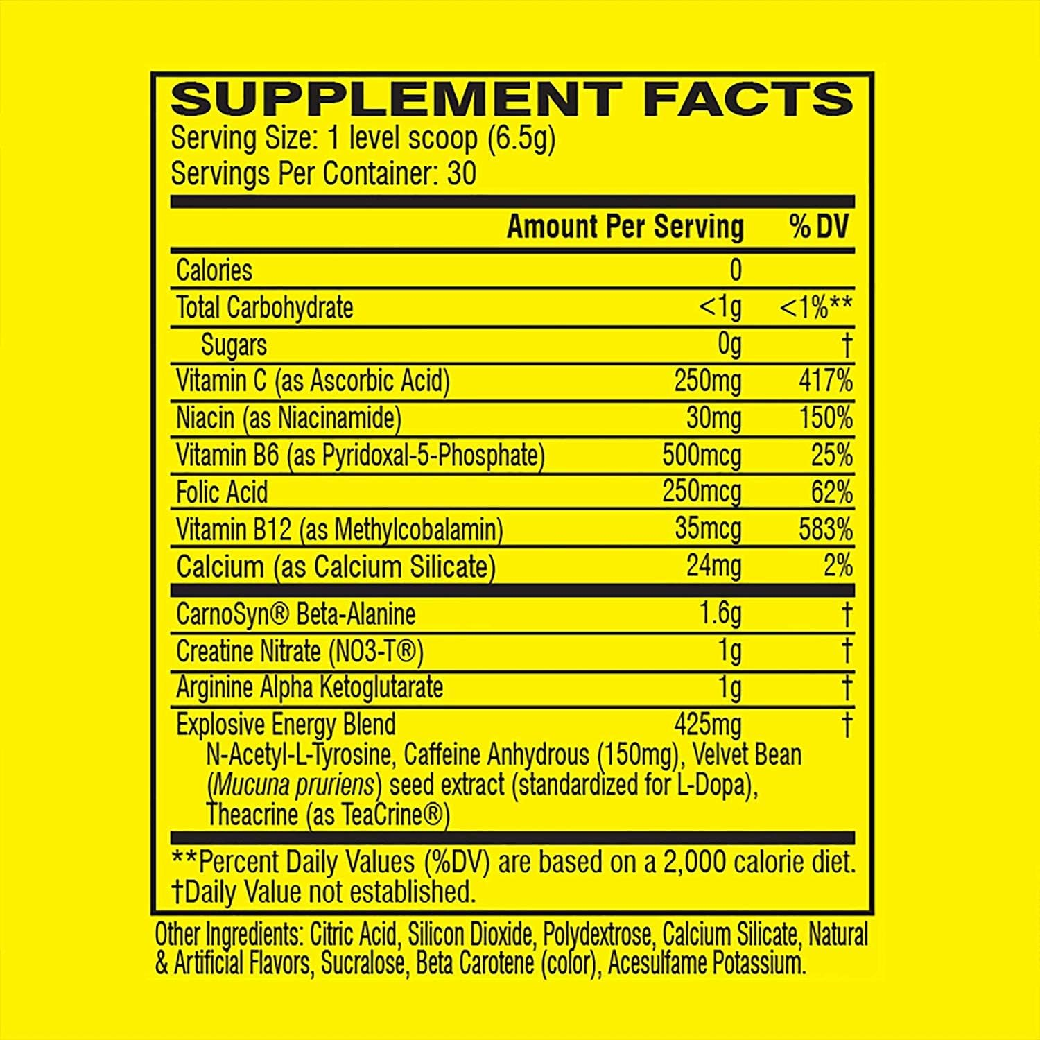 Cellucor, C4 Original Explosive Pre-Workout Supplement, Orange Burst, 30 Servings