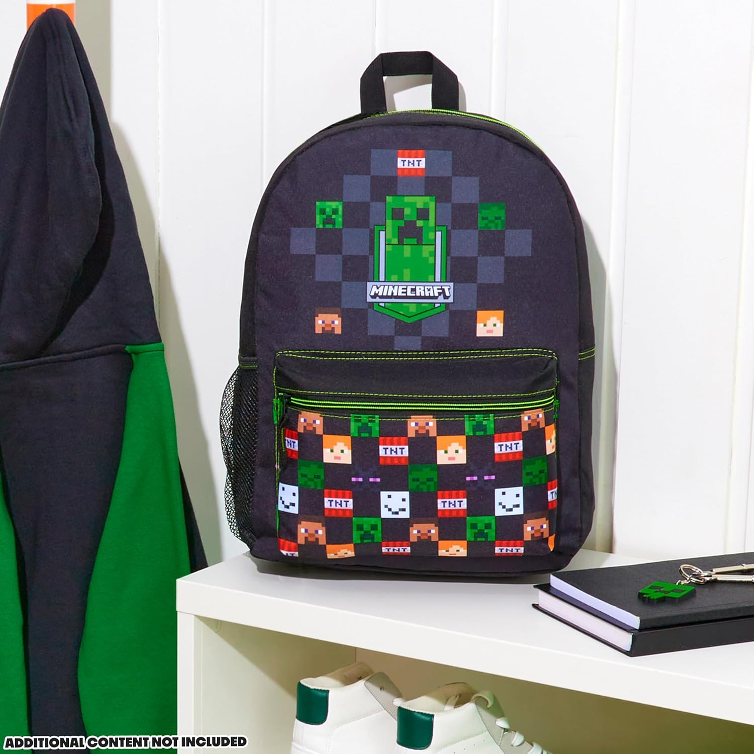 Minecraft School Bag Boys and Girls, Kids Backpack - Pink image number 4