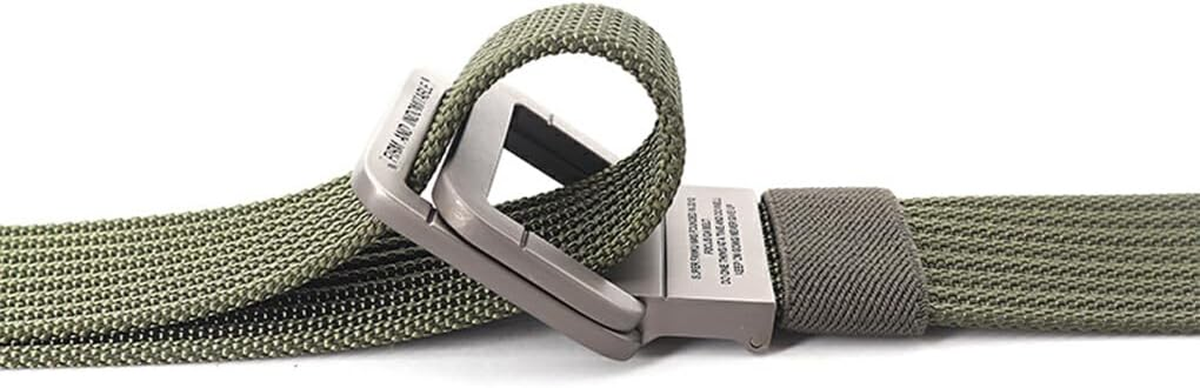 Reinforced Nylon Belt and Wear-Resistant for Everyday Nylon Is Sturdy Reinforced Nylon Belt for Men Women Durable - Black image number 2