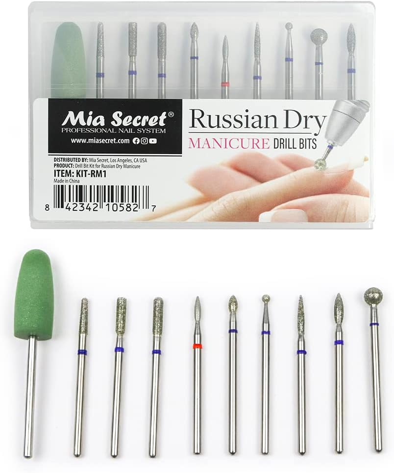 Mia Secret PROFESSIONAL RUSSIAN DRY Manicure Drill Bit Set image number 2