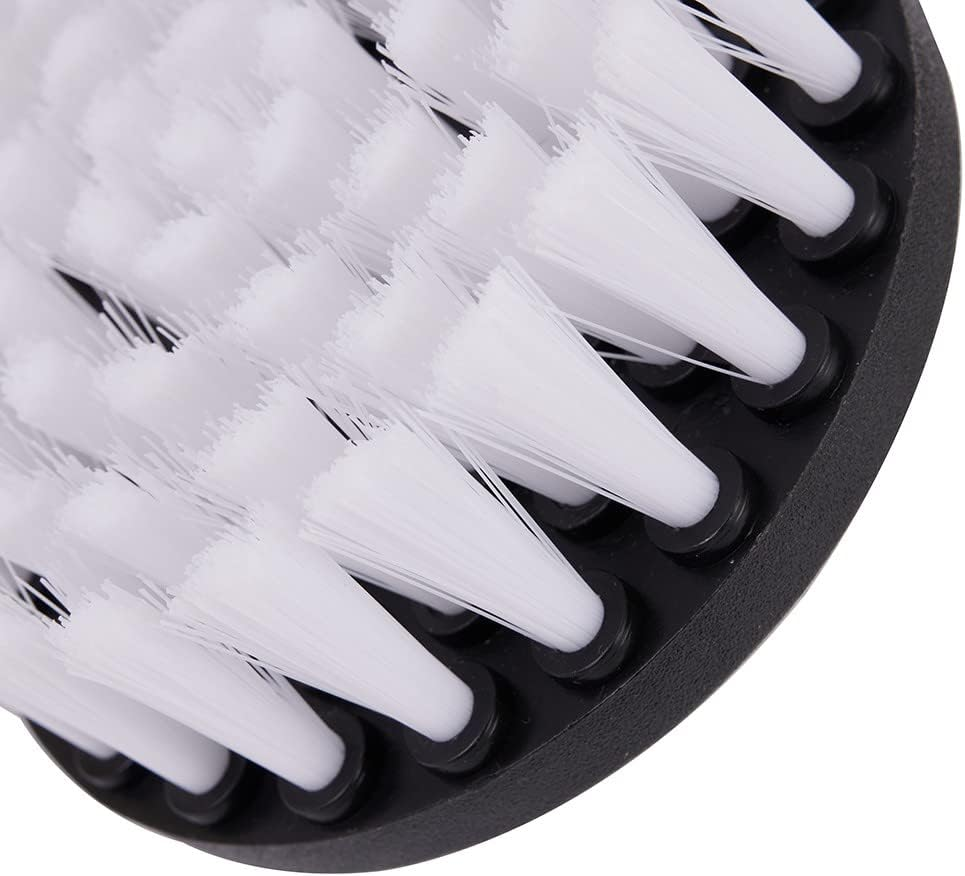 4 Inch Soft Drill Brush for Cleaning Attachment Carpet & Leather and Upholstery Soft Brush